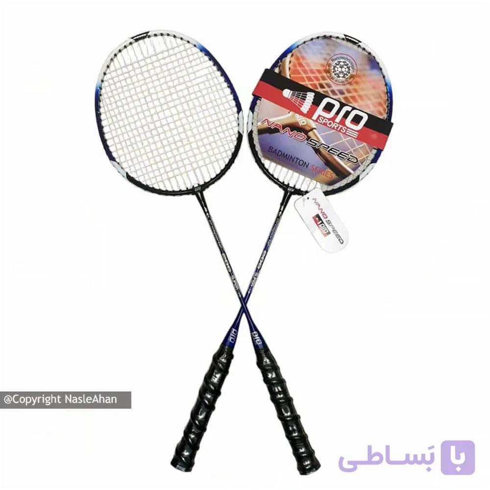 راکت بدمینتون پرواسپرتز مدل PRO-206 بسته دو عددی — تصویر 1