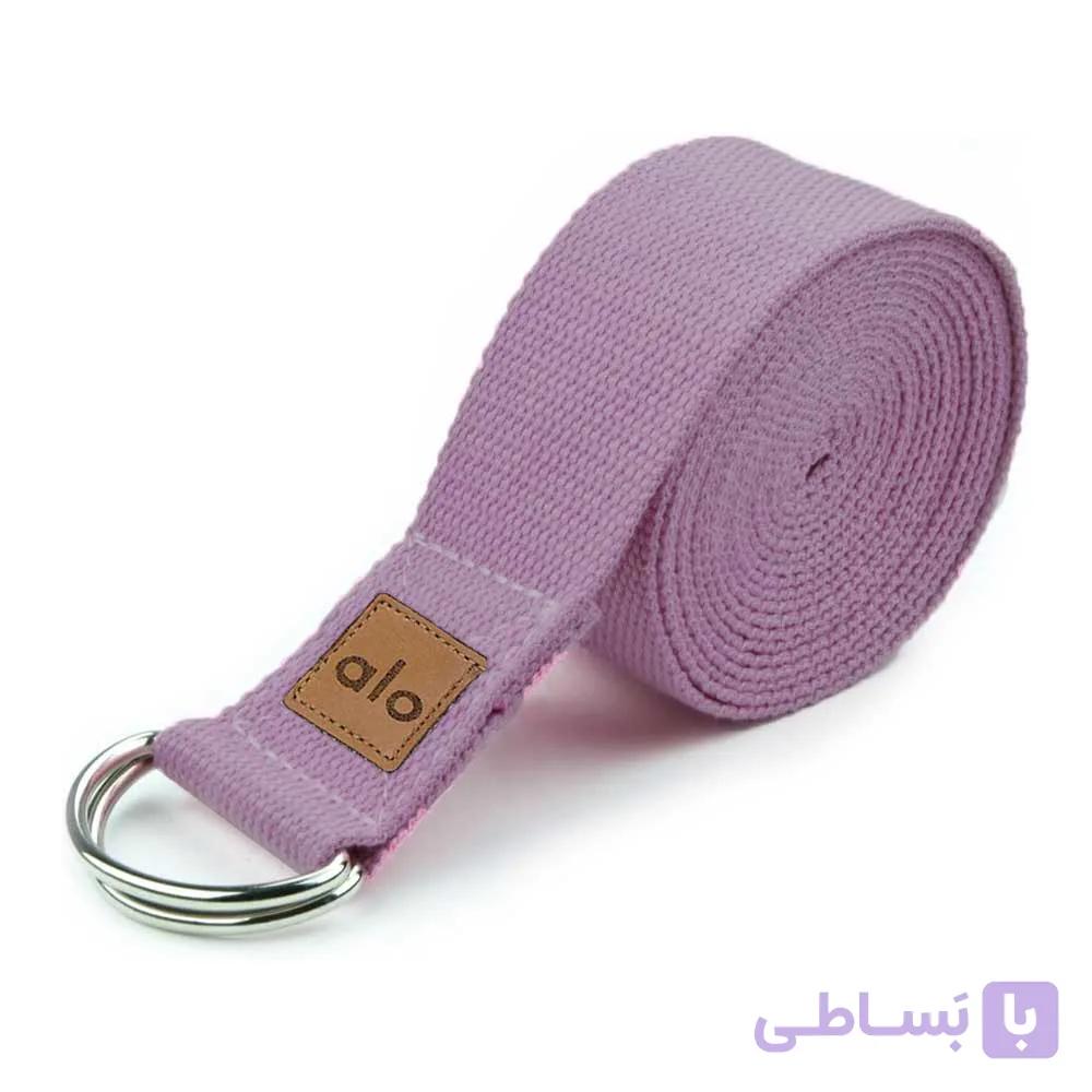 کمربند یوگا نخی طرح ALO طول 3 متر — تصویر 1