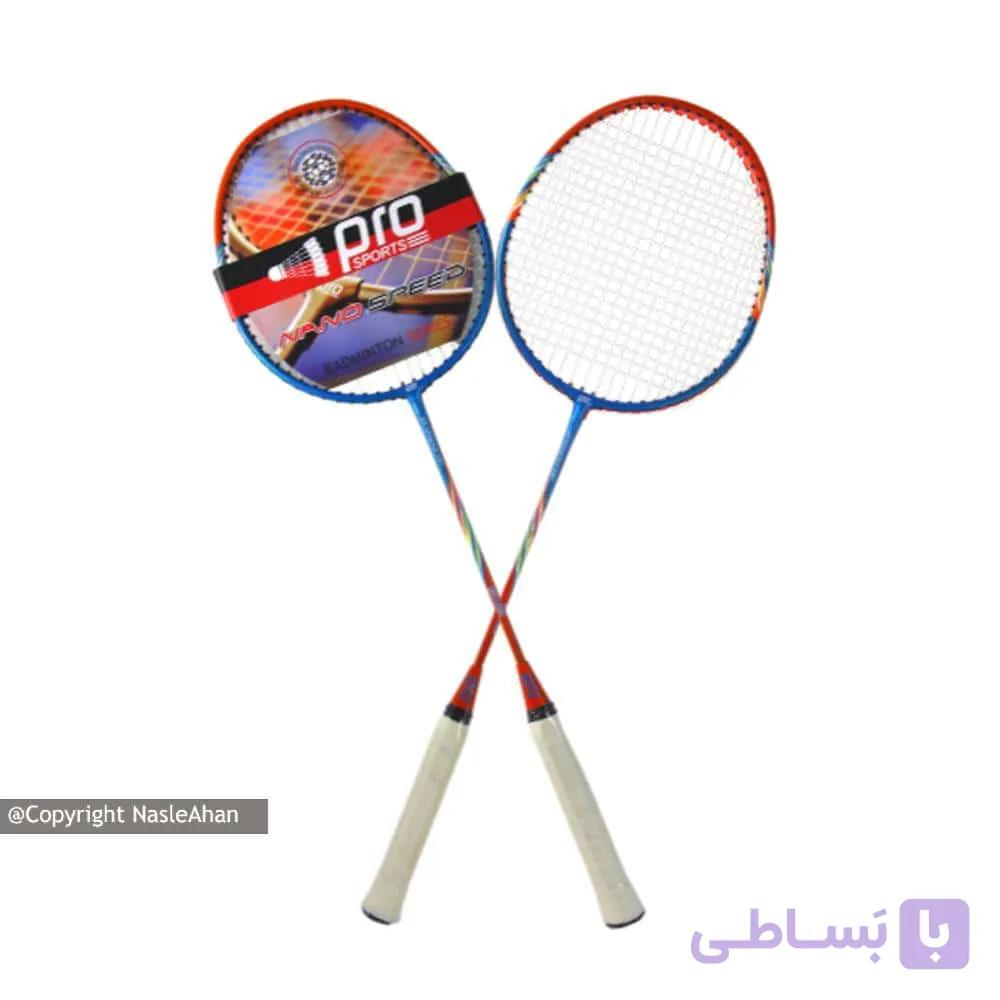 راکت بدمینتون پرواسپرتز مدل PRO-512 بسته دو عددی — تصویر 1