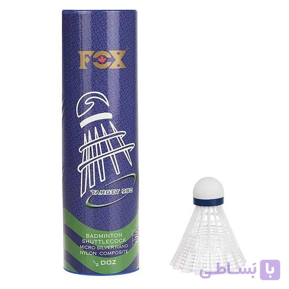 توپ بدمینتون فاکس مدل Target 880 بسته شش عددی — تصویر 1