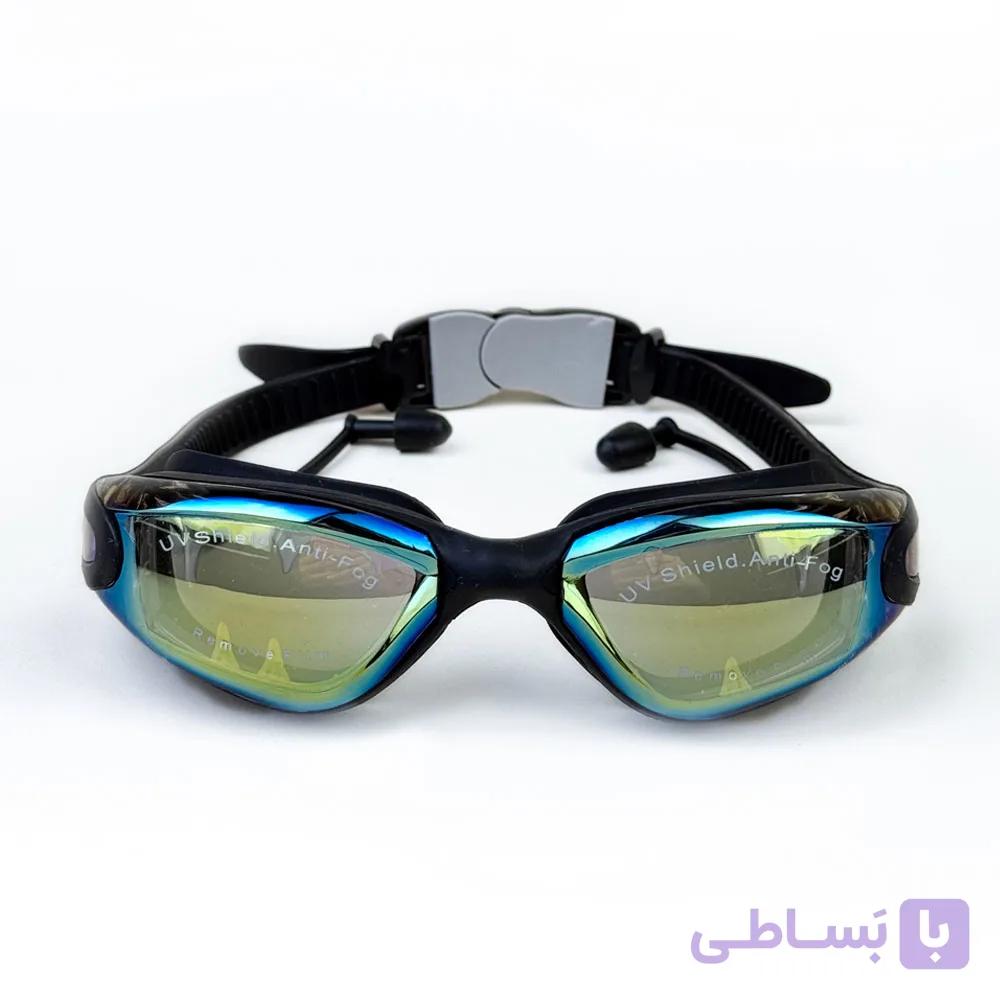عینک شنا اسپیدو با لنز آیینه ای و قاب محافظ — تصویر 1