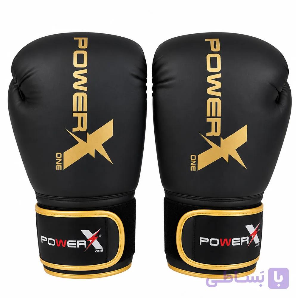 دستکش بوکس چرم مدل PowerX — تصویر 1