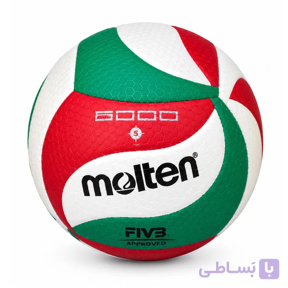 توپ والیبال مولتن زنبوری 6000 molten v5m — تصویر 1
