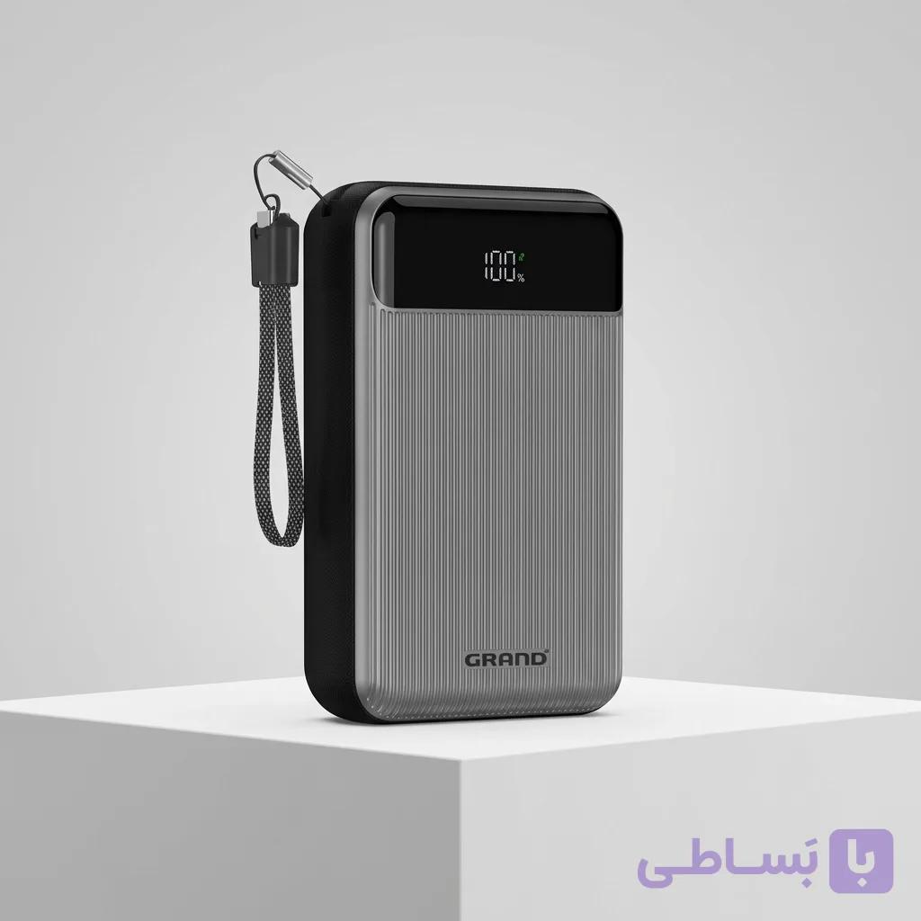 پاوربانک 45 وات گرند مدل Grand GP-245 ظرفیت 20000 میلی آمپر ساعت — تصویر 1