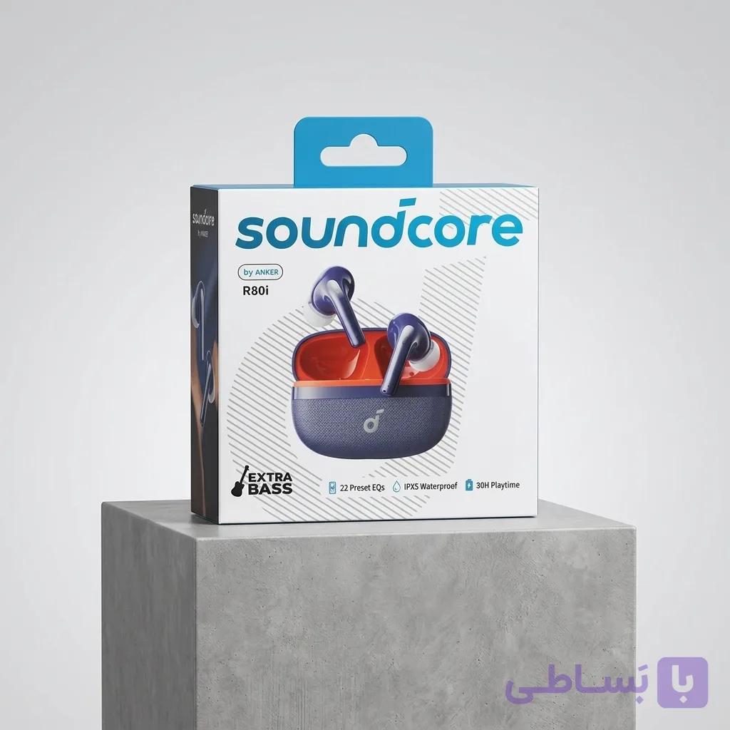 هندزفری بلوتوثی Soundcore R80i با Extra Bass و شارژدهی ۳۰ ساعت — تصویر 1