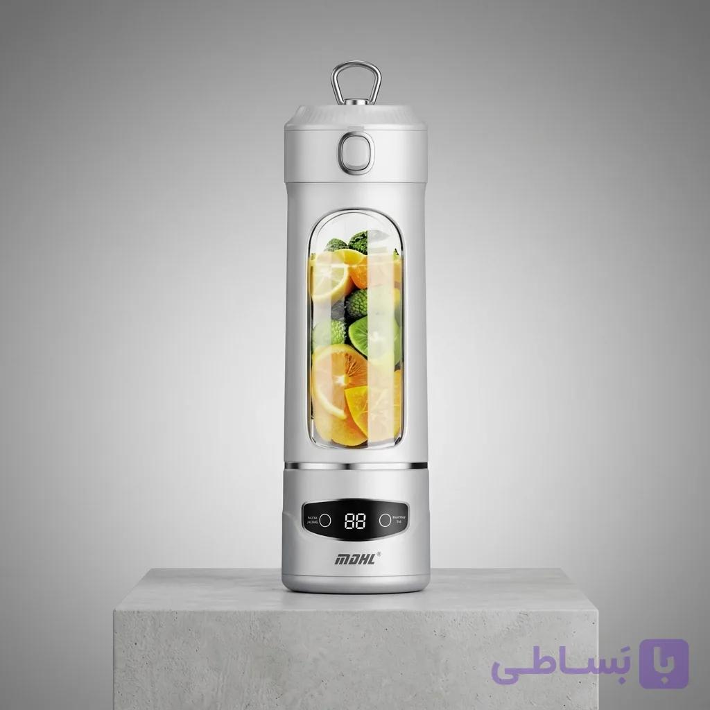مخلوط کن و شیکر شارژی ام دی اچ ال مدل MDHL AJ-02 نمایشگر دار — تصویر 1