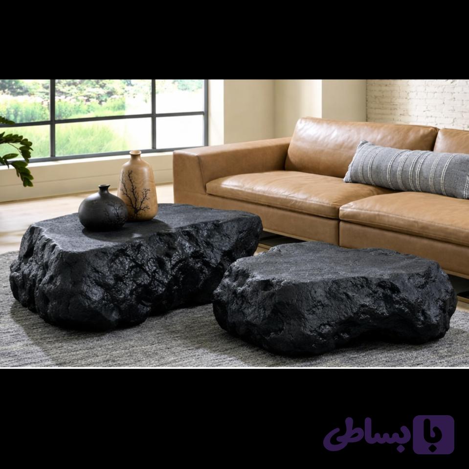 میز و جلو مبلی مدل «Two rocks» — تصویر 1