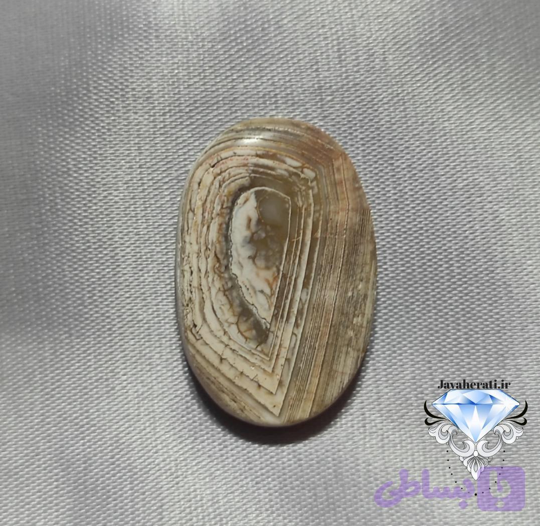 نگین عقیق سلیمانی برد معدنی S۱55