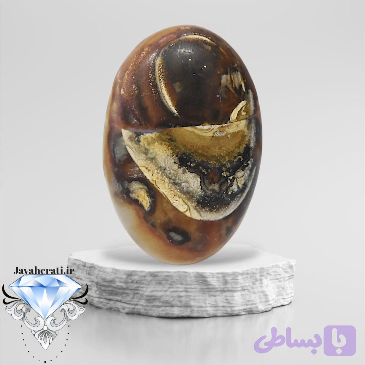 نگین عقیق سلیمانی ملکی خاص M25