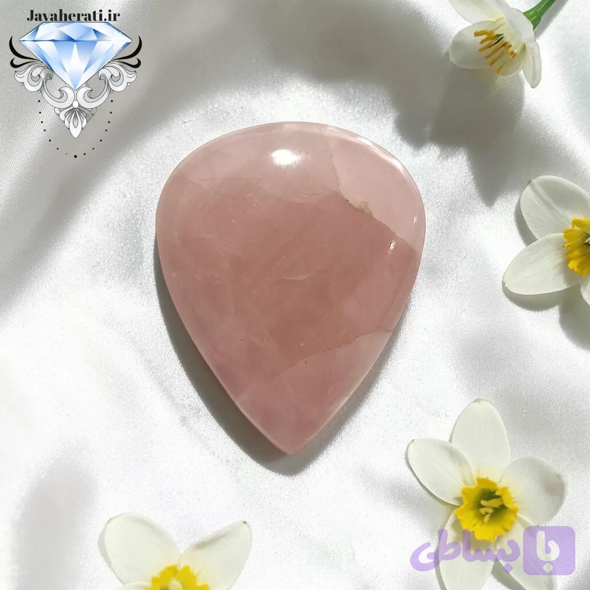 نگین مدالی رزکوارتز R22