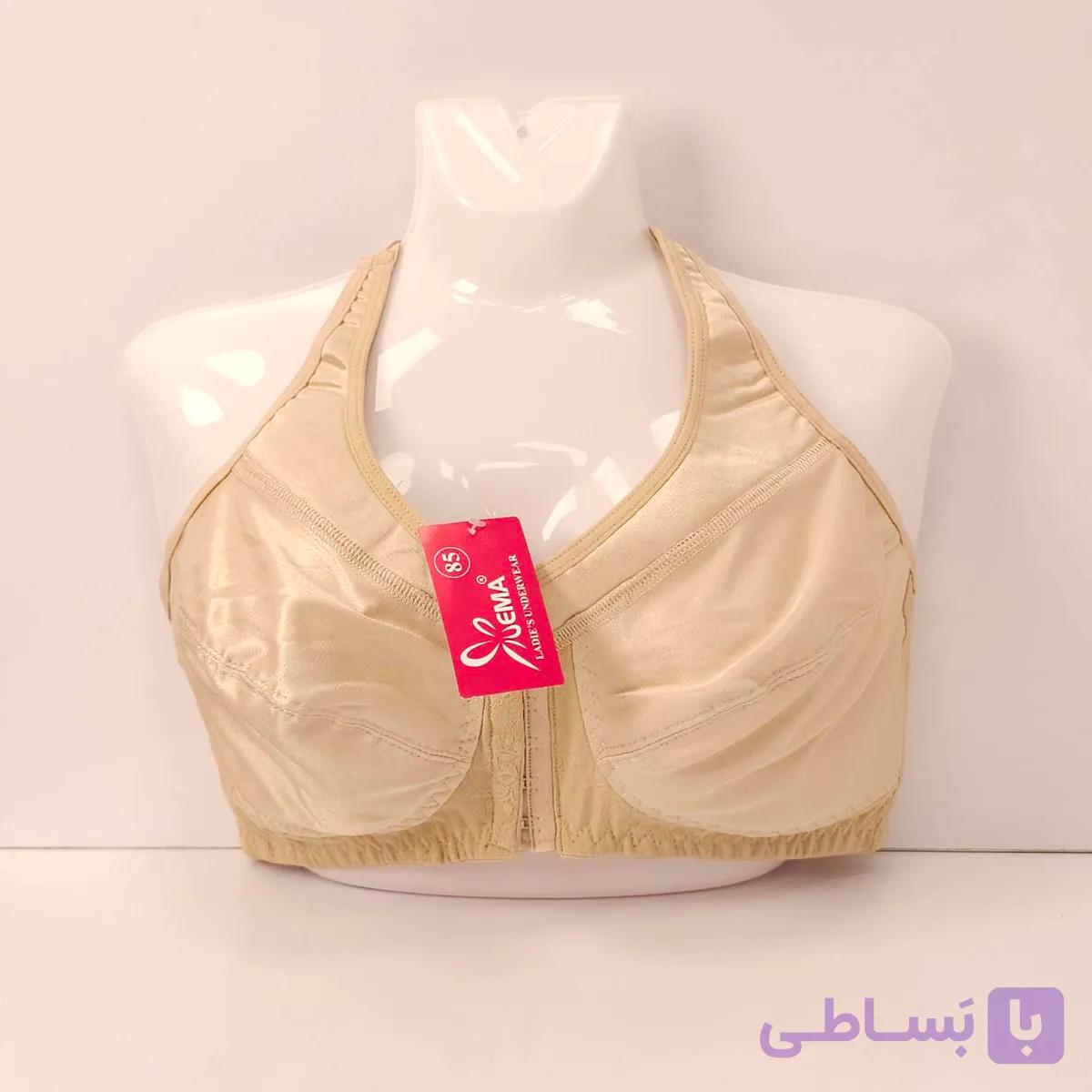 سوتین زنانه بدون فنر جلو غزن برند EMA کد 3651