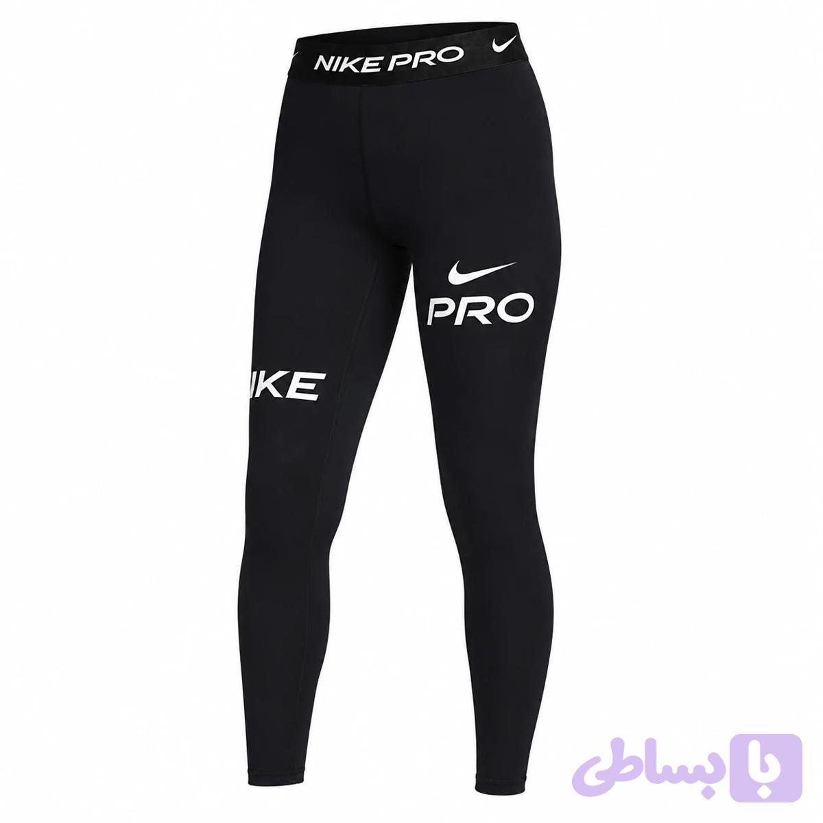 لگ تک nike pro ویسکوز تیپ و کش طرح دار