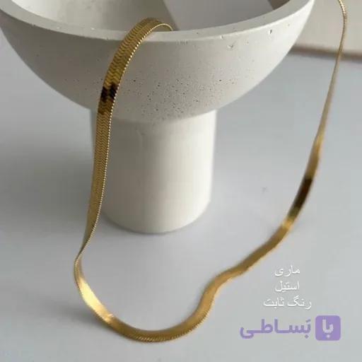 گردنبند استیل مدل ماری به طول 45 سانت — تصویر 1