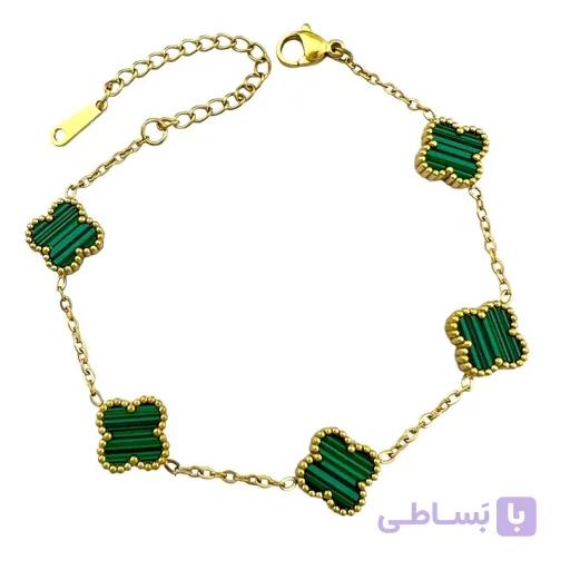 دستبند زنانه ونکلیف 5 گل — تصویر 1