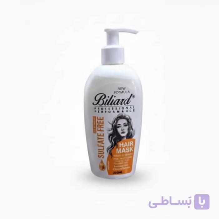 ماسک مو حرفه‌ای بیلیارد فاقد سولفات – ترمیم و تقویت‌کننده برای موهای آسیب‌دیده
