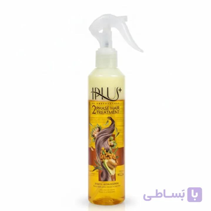 اسپری دو فاز آی‌پلاس De Hydrate Oil | نرم‌کننده و تغذیه‌کننده موهای خشک و آسیب‌دیده