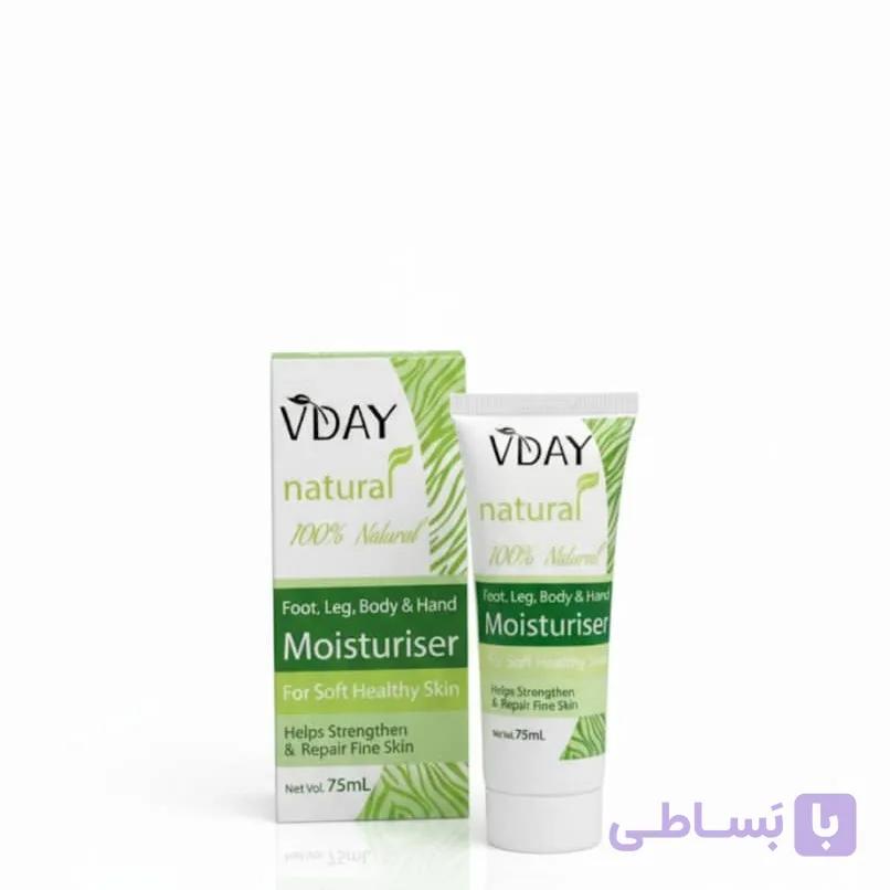کرم مرطوب کننده طبیعی – آبرسان، تقویت‌کننده و ترمیم‌کننده پوست ظریف بدن، دست و پا