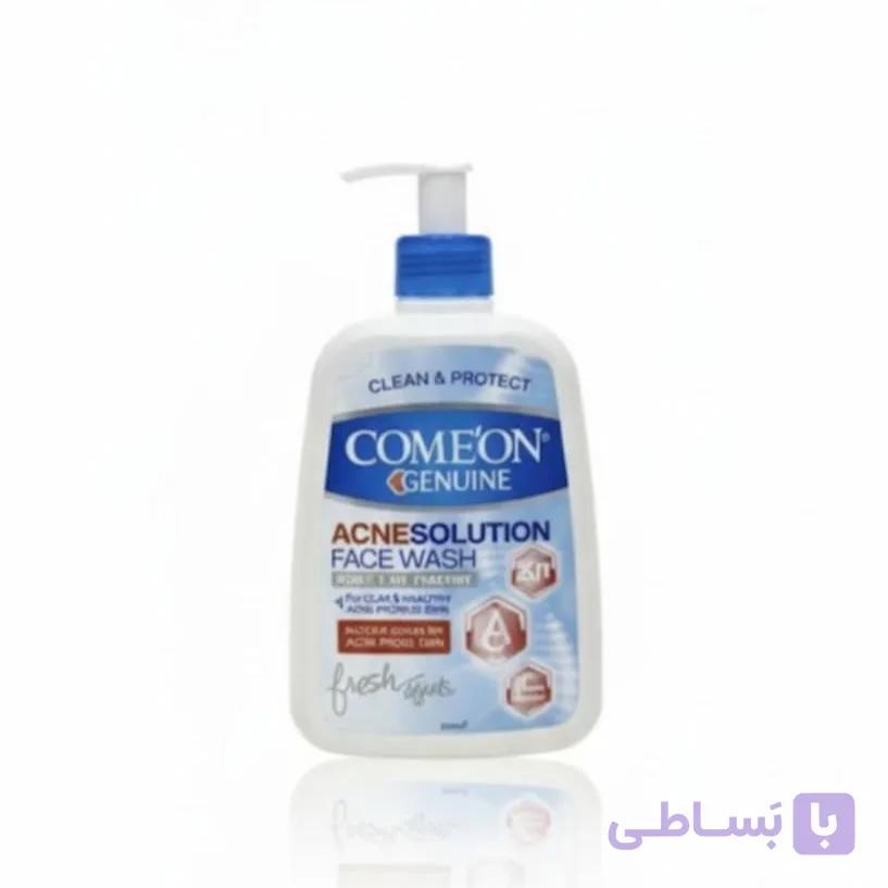 ژل شستشوی ضد آکنه کامان (COME’ON) مدل Acne Solution