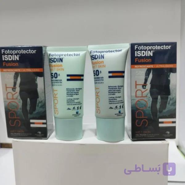 ایزدین کرم ضد آفتاب فیوژن ژل اسپرت 100ml SPF50 — تصویر 1