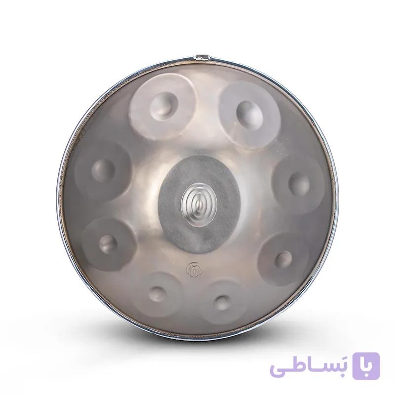 هنگ درام 9 نت آرشا استیل نقره ای — تصویر 1