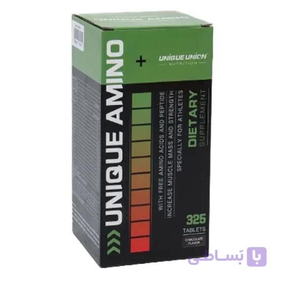 آمینو طعم‌ دار یونیک 325 عددی | Unique Flavored Amino 325 Tabs اورجینال با ضمانت — تصویر 1