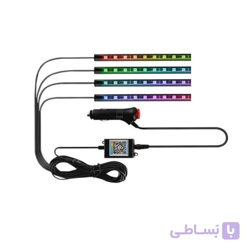 کیت نورپردازی داخل خودرو مدل Sound Control Color