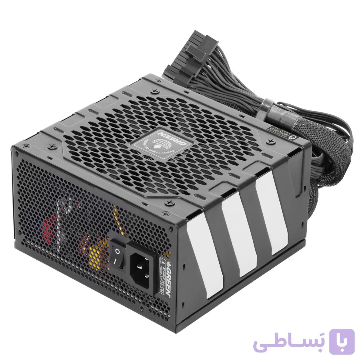 منبع تغذیه کامپیوتر گرین GP700A-GED — تصویر 1