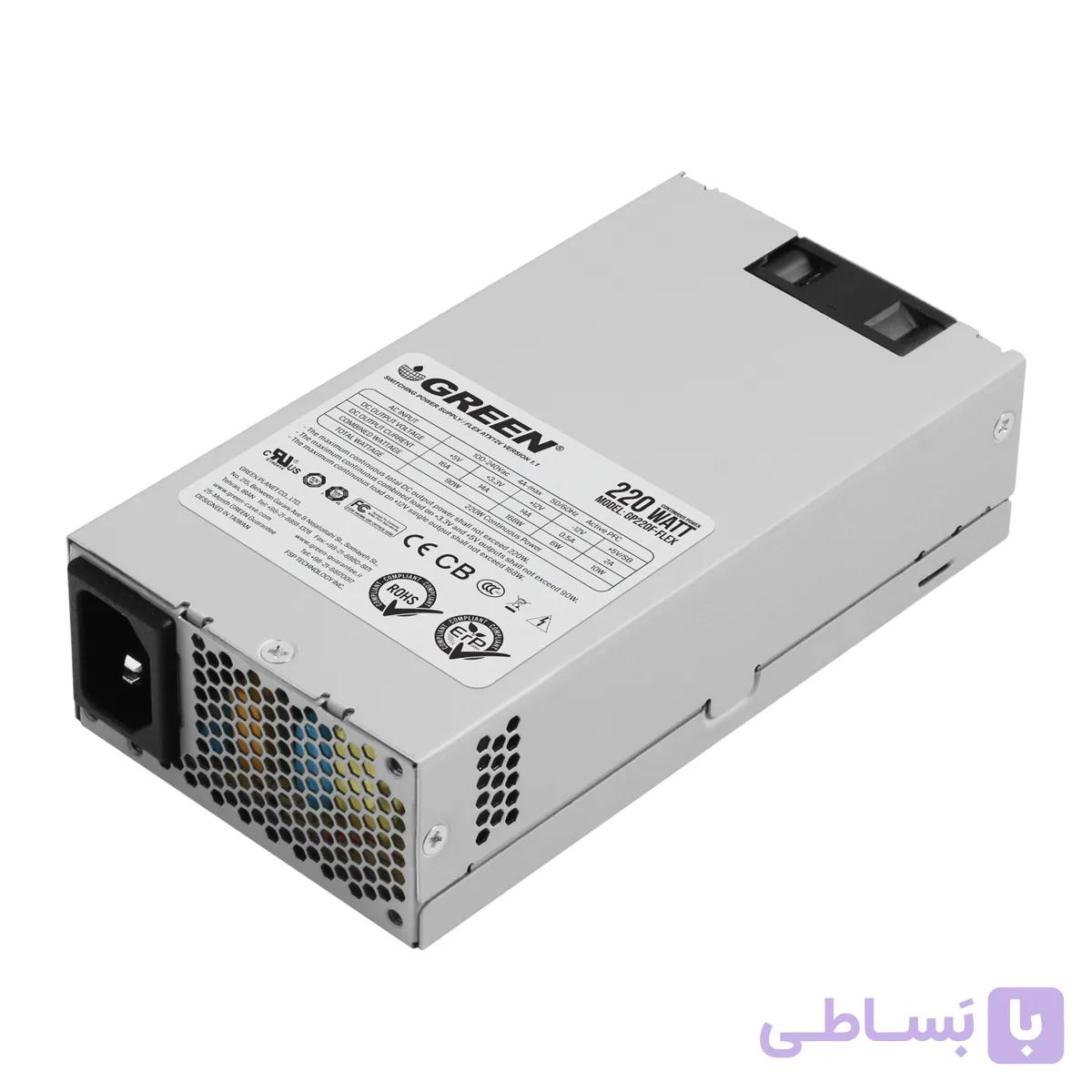 منبع تغذیه کامپیوتر گرین GP220F-Flex — تصویر 1