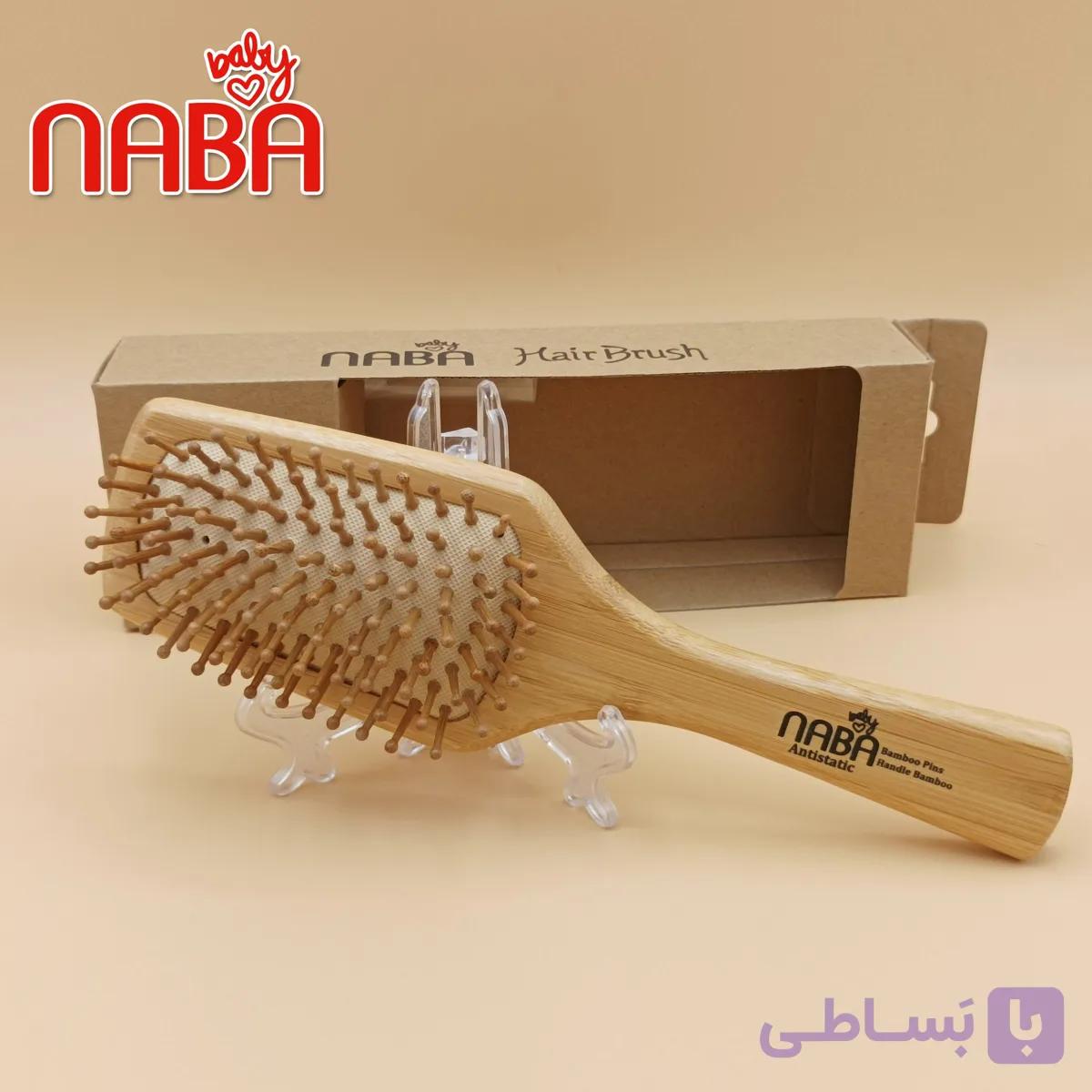 برس چوبی بامبو برند نابا مدل c2
