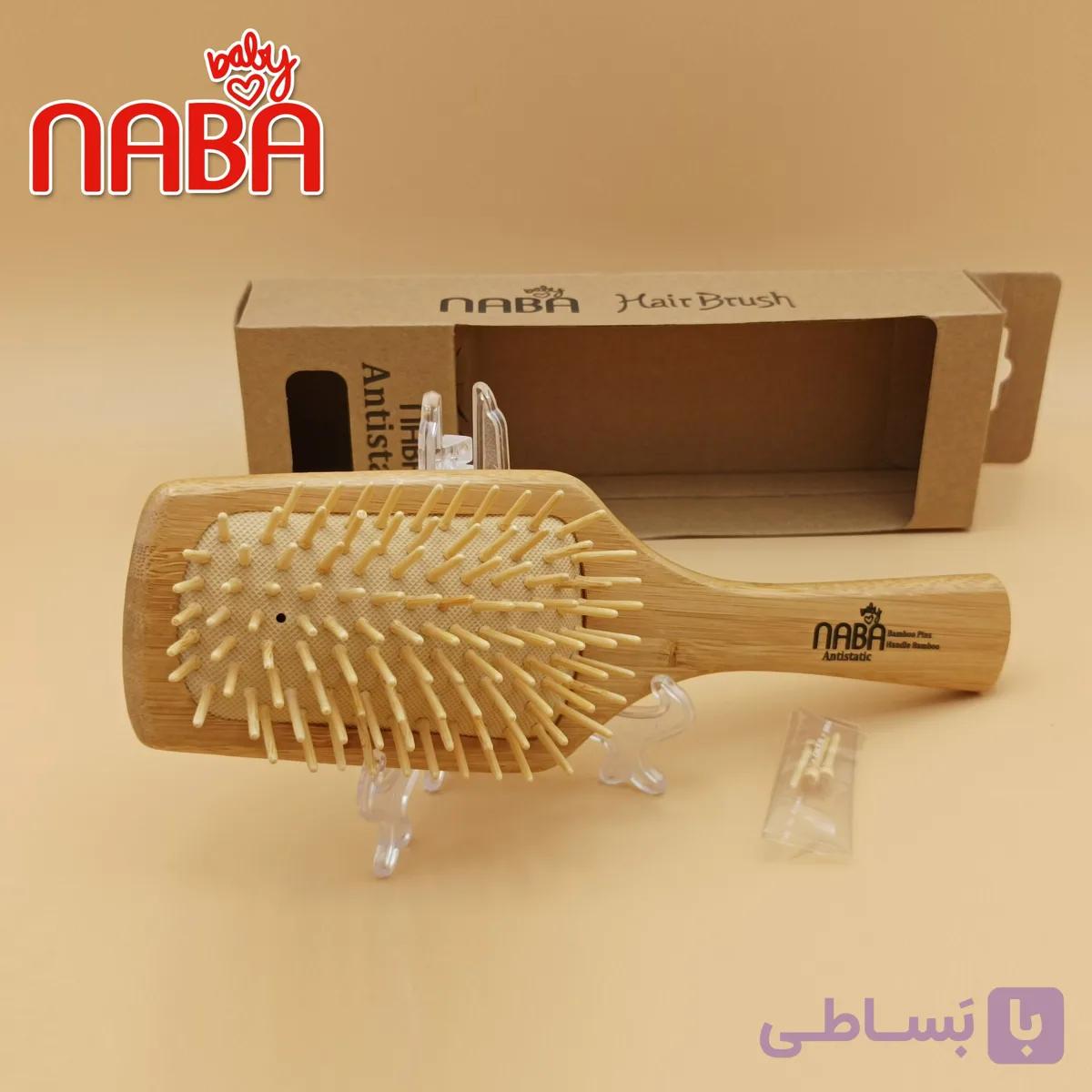 برس چوبی بامبو برند نابا مدل c1