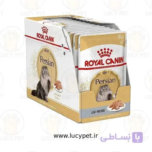 غذای پوچ گربه رویال کنین مدل پرشین ادلت ROYAL CANIN ADULT PERSIAN 85 G بسته 12 تایی