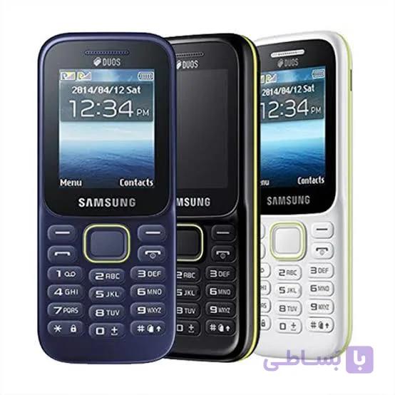گوشی موبایل سامسونگ B310E |د‌وسیم کارته و رمخور |  حافظه 4 مگابایت بهمراه کد فعال سازی رنگبندی مشکی ، سرمه ای ، سفید