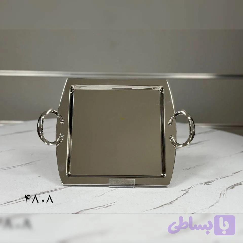 سینی فلزی آبکاری کروم کد ۴۸۰۸