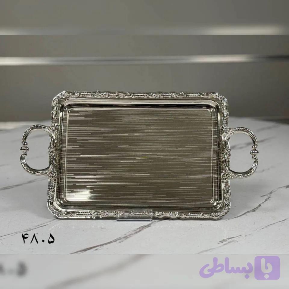 سینی فلزی آبکاری کروم کد ۴۸۰۵