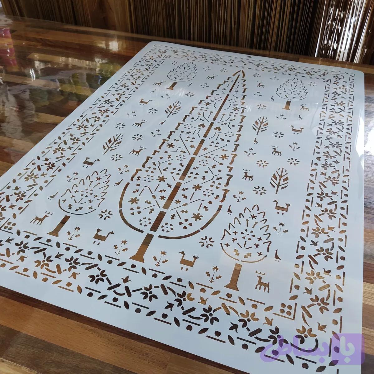 شابلون فرش سرو کد PTS192