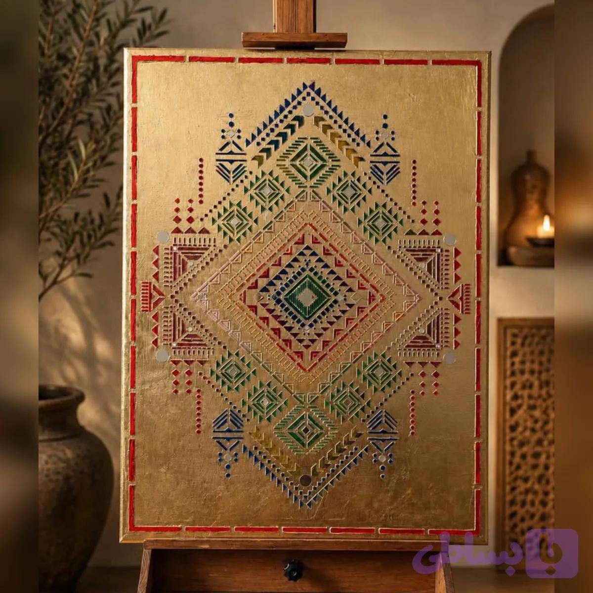شابلون گلیم پتینه pts195 — تصویر 1