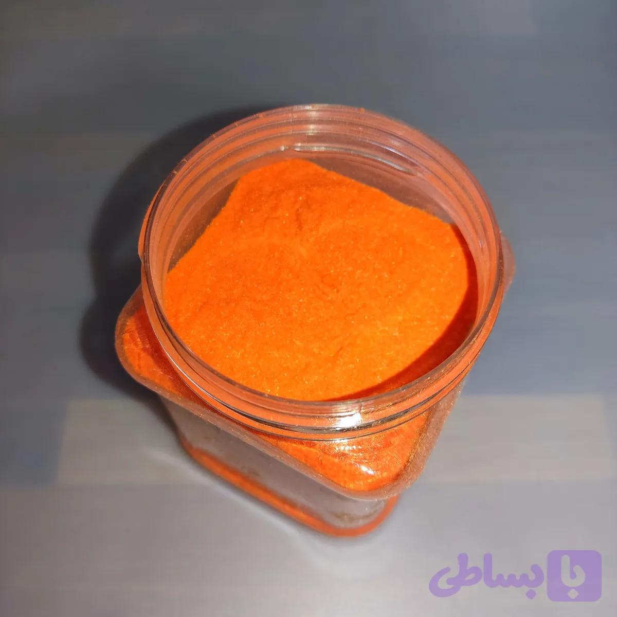 پودر مخمل نارنجی ترک