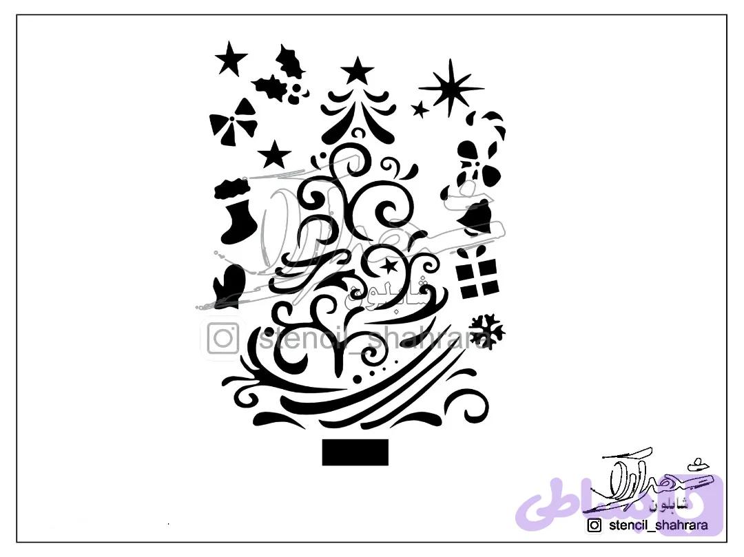 مینی شابلون کریسمس mini67