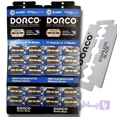 تیغ اصلاح سنتی دورکو DORCO بسته ۲۰ عددی