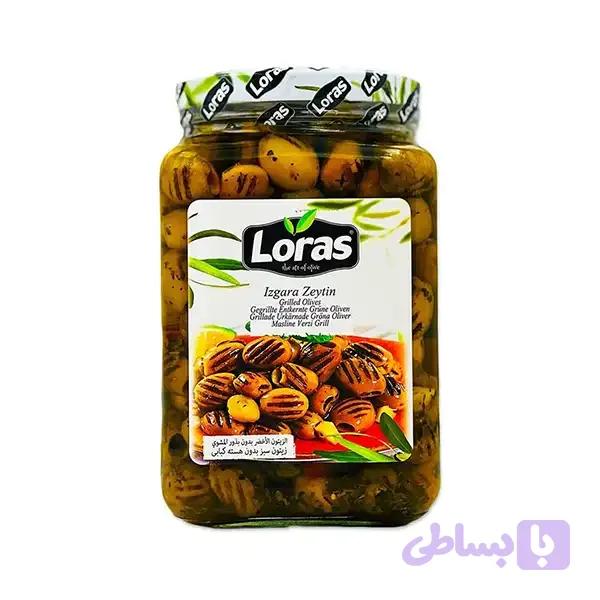 زیتون کبابی لوراس 1450 گرمی اصل ترکیه