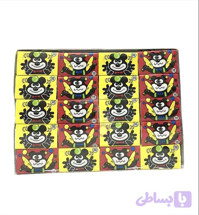 آدامس بادکنکی خرسی نوستالژیک ژاپنی اصل بسته 60 عددی — تصویر 1