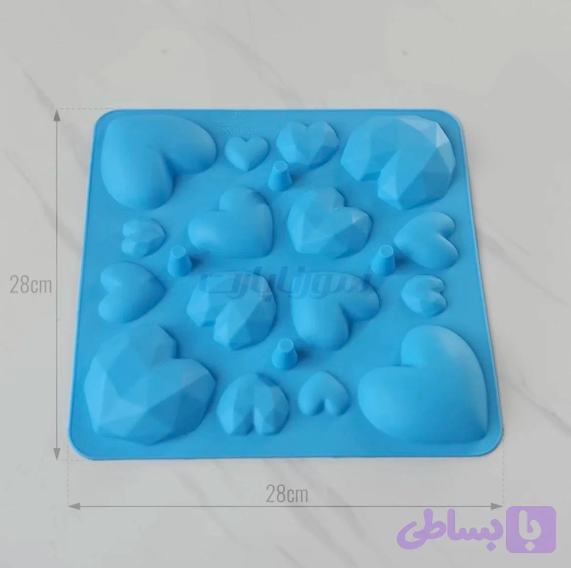 قالب سیلیکونی قلب جور