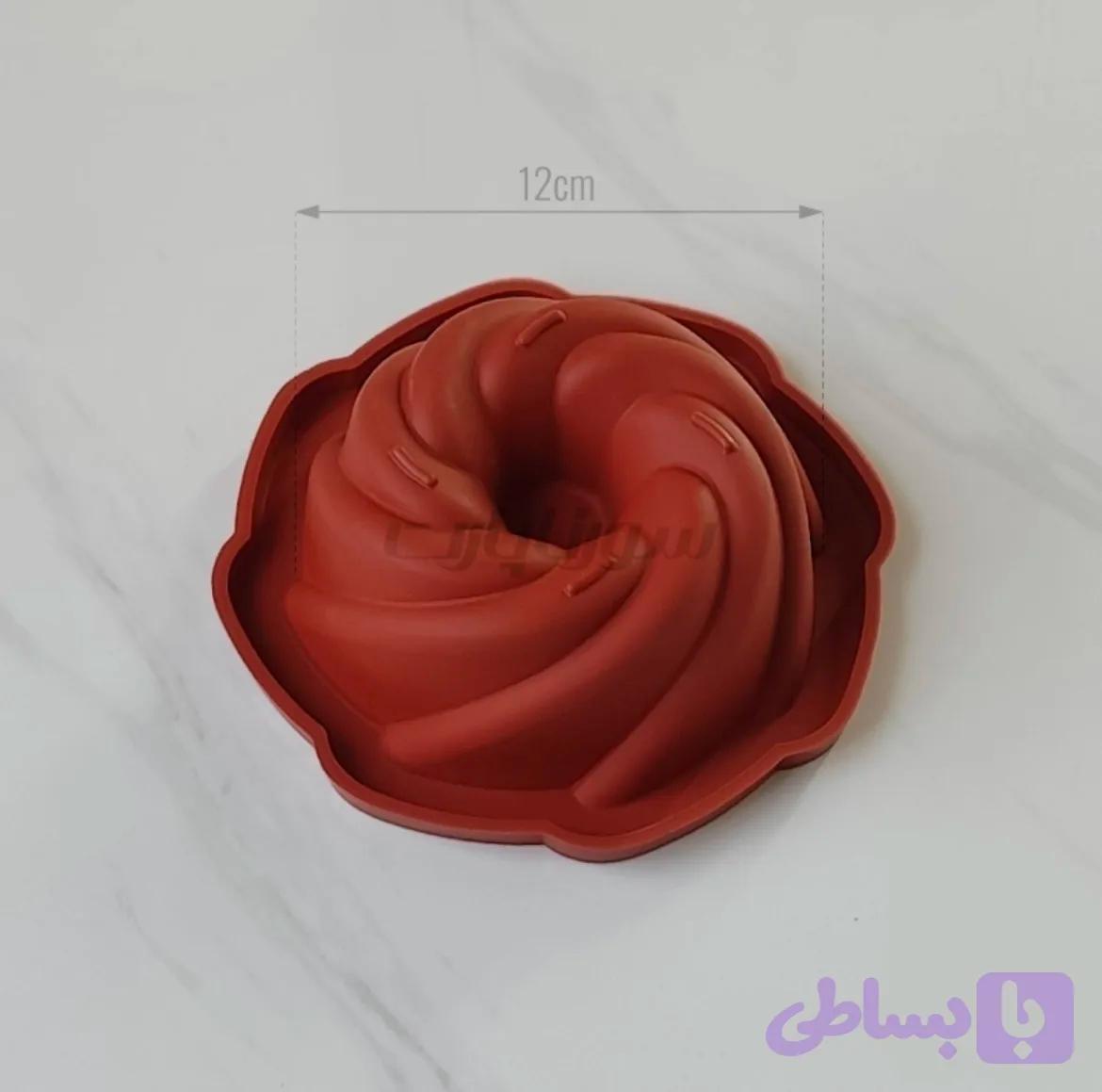 قالب سیلیکونی دسر پیچ ۱۲ سانت