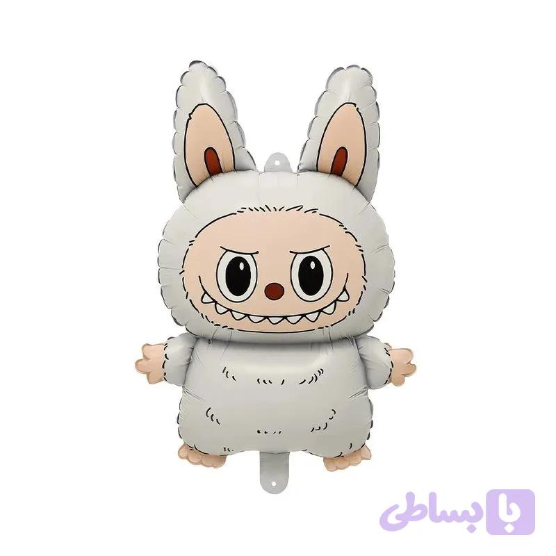 بادکنک فویلی لبوبو سفید