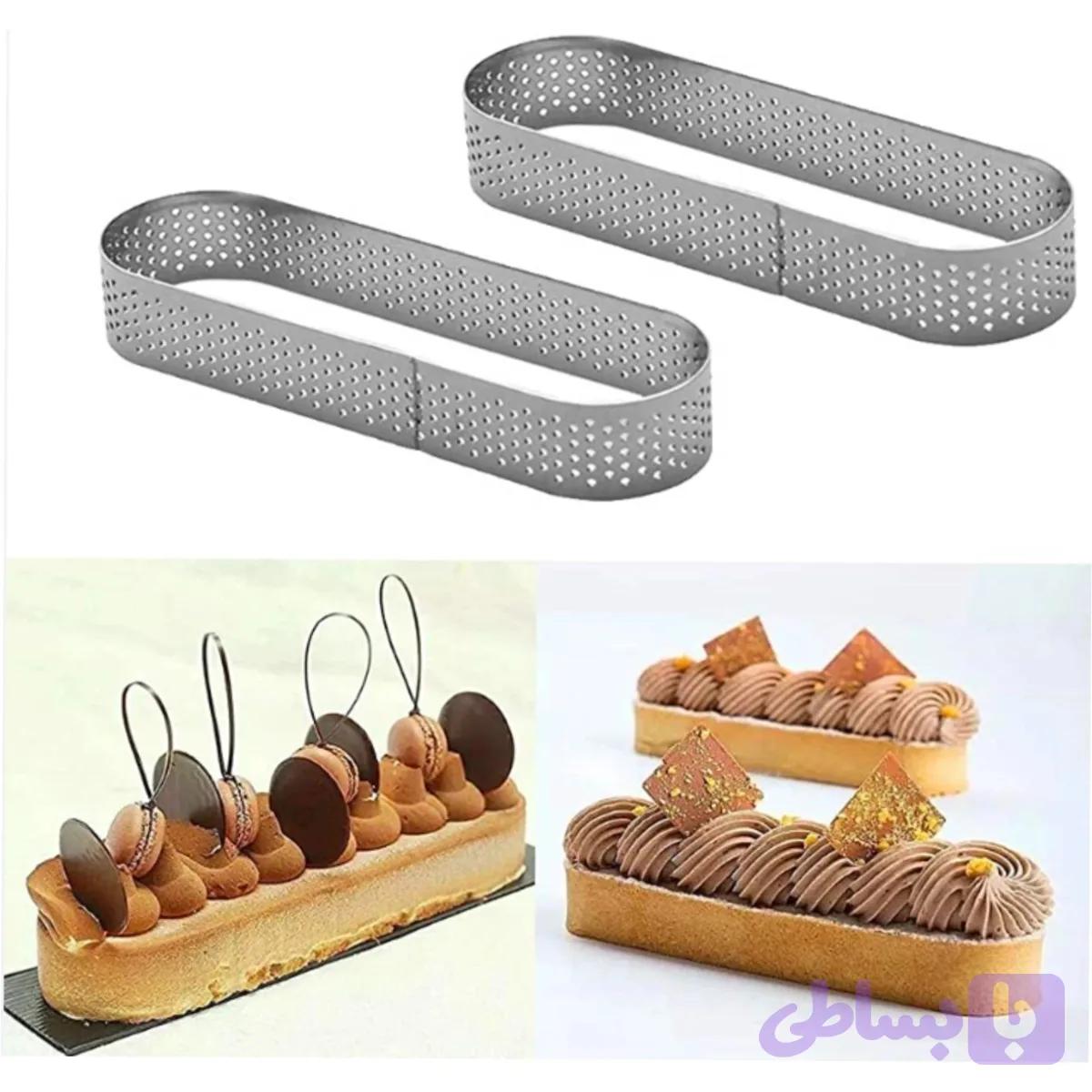رینگ تارت استیل بیضی سایز ۱۳.۵