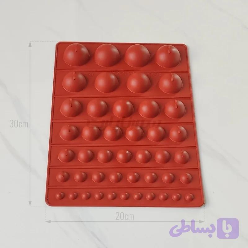 قالب نیمکره میکس سیلیکونی