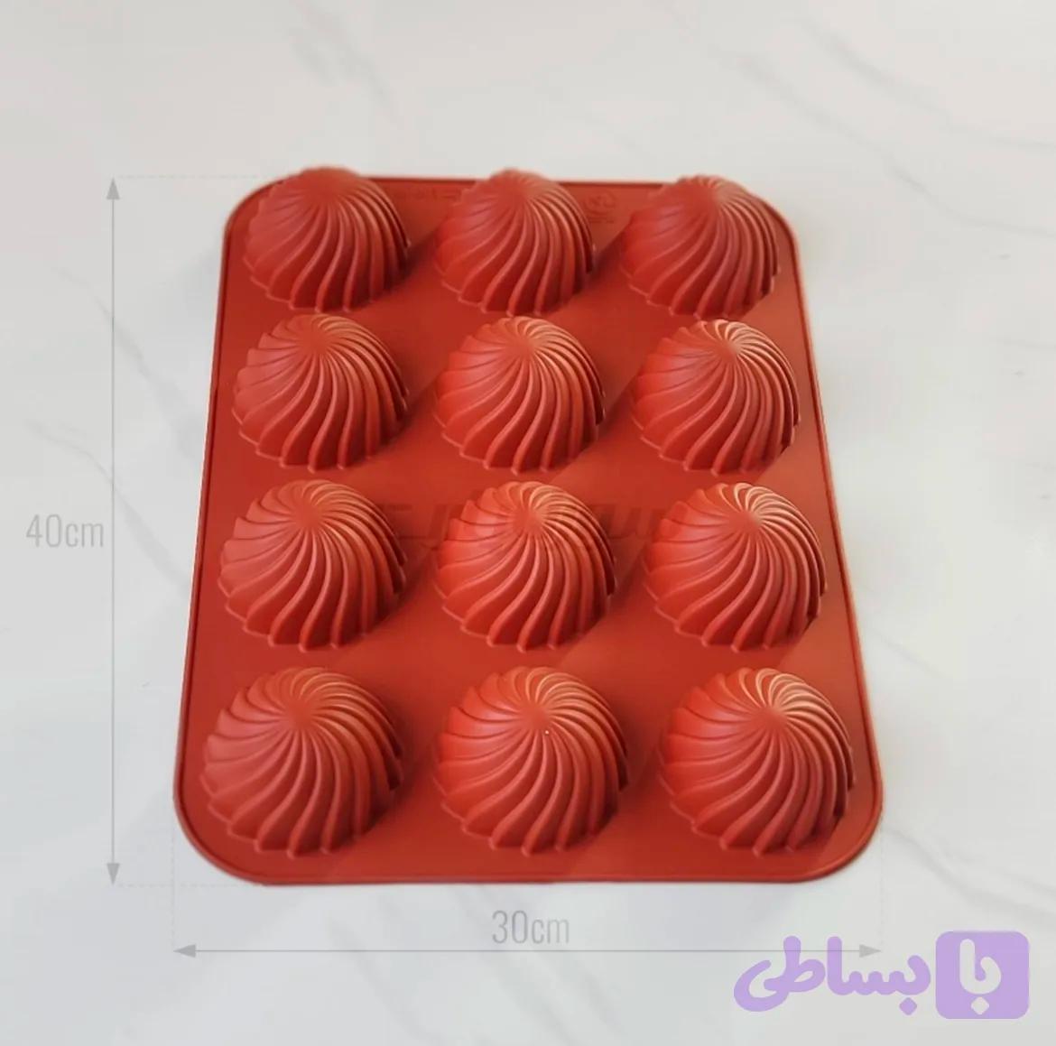 قالب سیلیکونی پیچ ۱۲ خانه