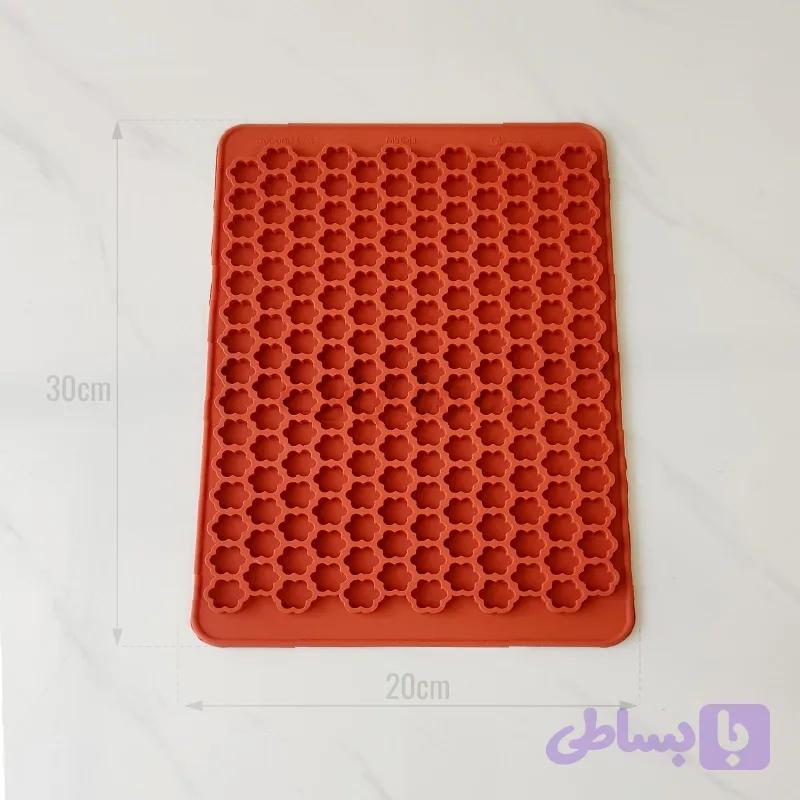 قالب قند سیلیکونی طرح گل
