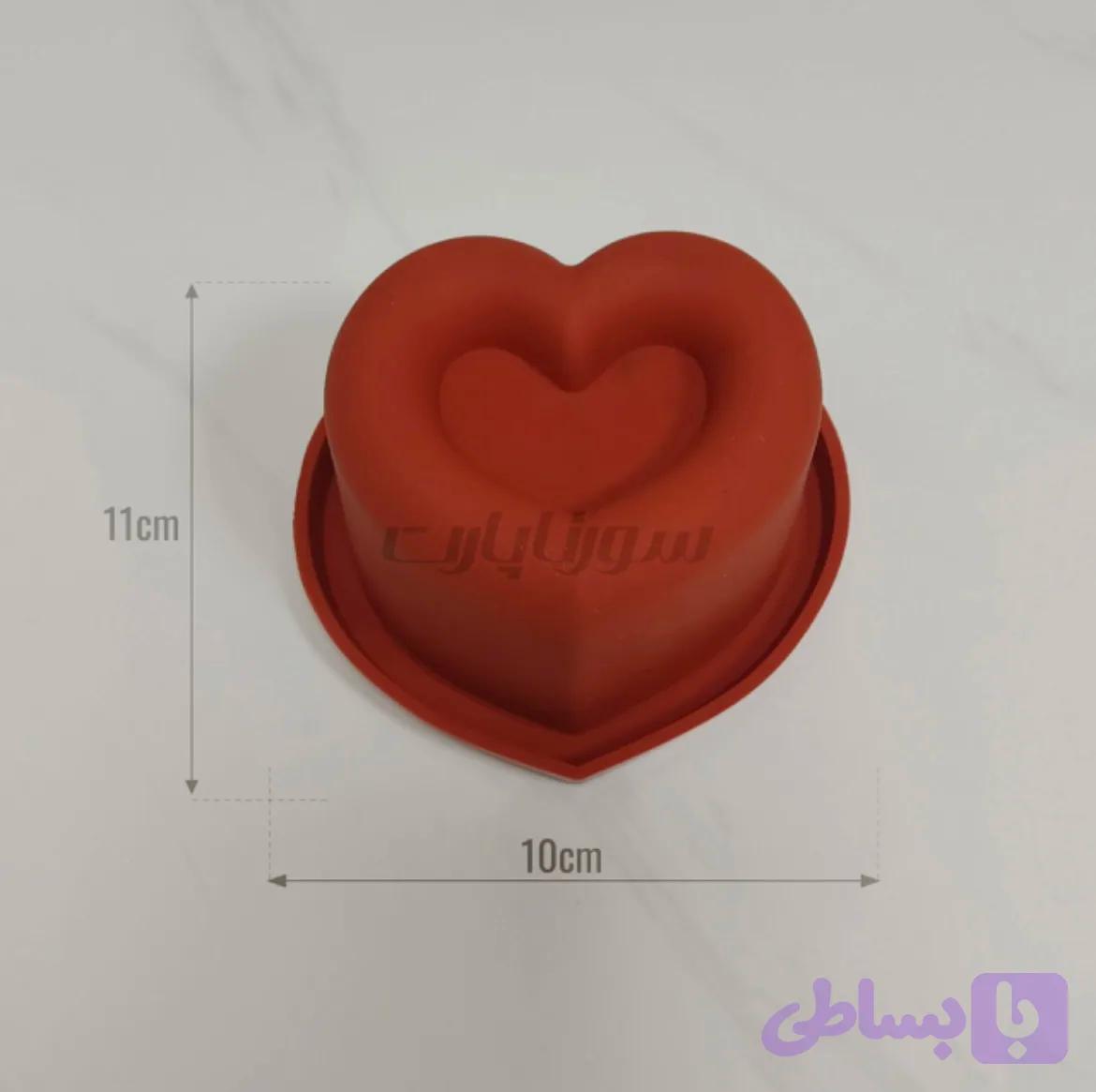 قالب سیلیکونی دسر قلب