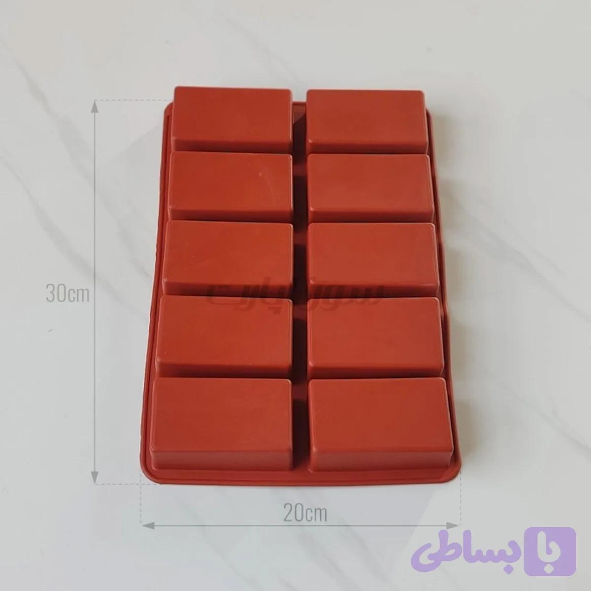 قالب سیلیکونی مکعب مستطیل